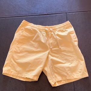 Vans yellow pull on shorts. Large.